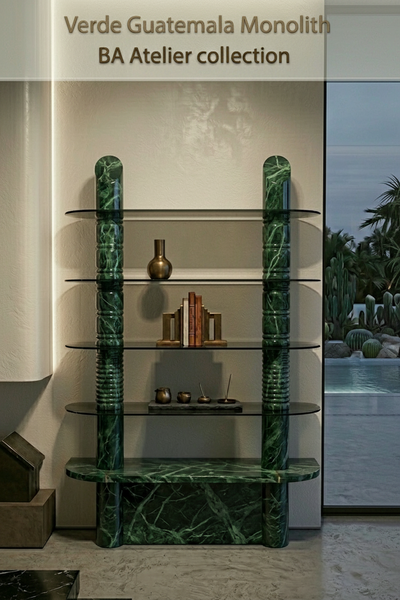 Verde Guatemala Monolith Kitaplık & Raf Ünitesi