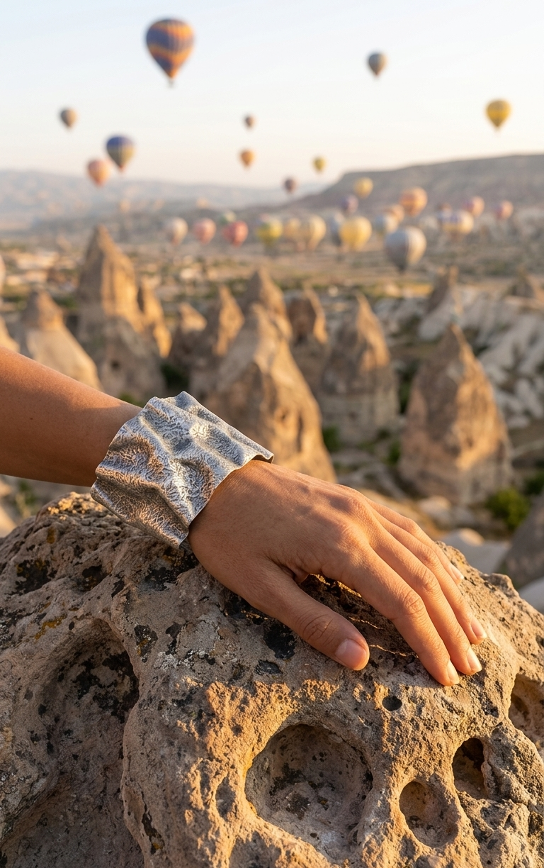 Anatolian Kanyon Dokulu Kelepçe Bilezik
